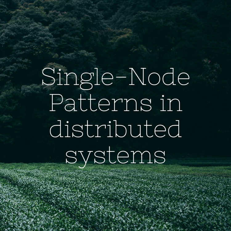 Single-Node Patterns in distributed systems