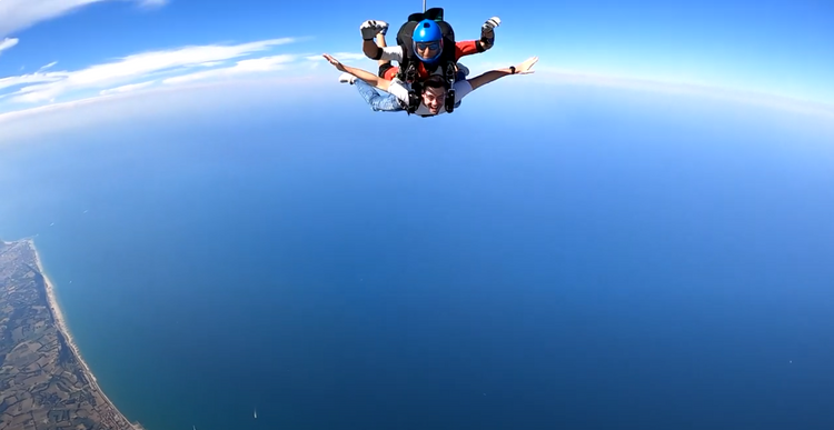 Skydiving Italy's east coast